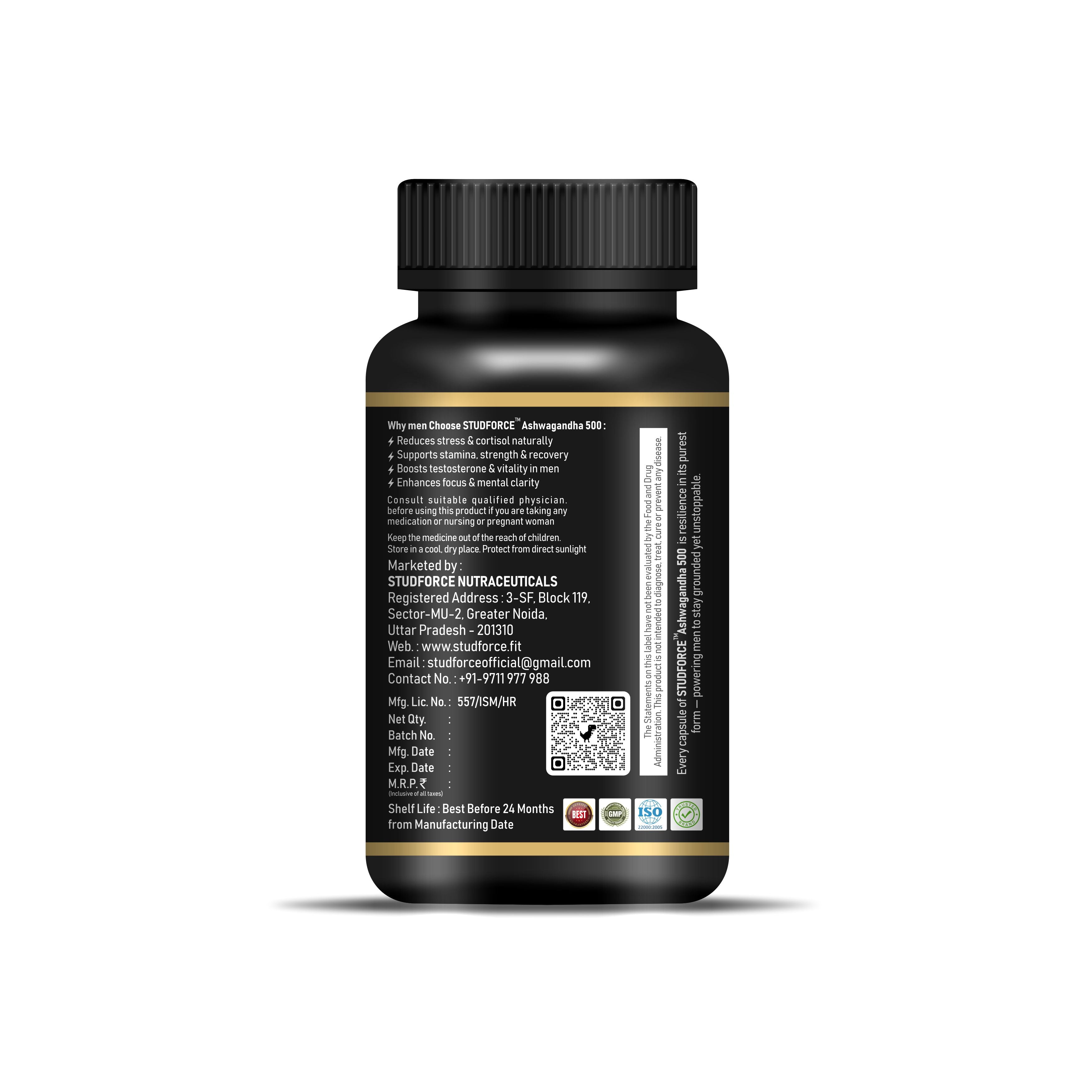 ASHWAGANDHA 500 CAPSULES